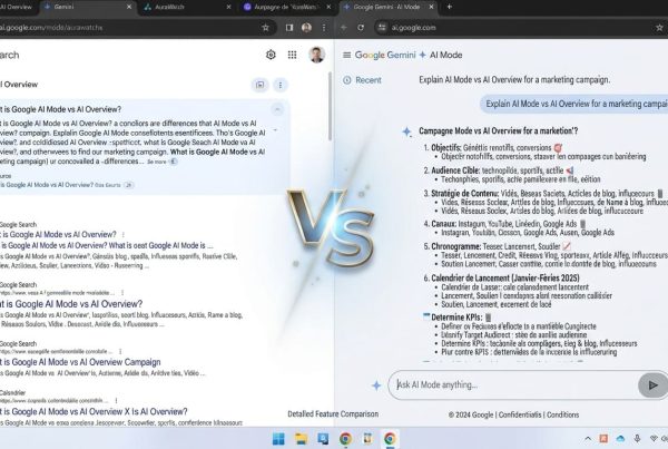 différence entre ai overview et ai mode